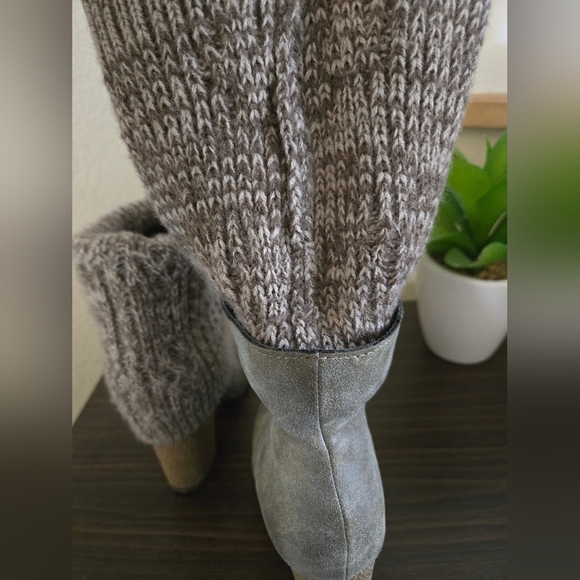 🧣 Mukluks Western Roper Boots – Knit Upper, 3.5" Heel, Size 7 - Picture 6 of 9